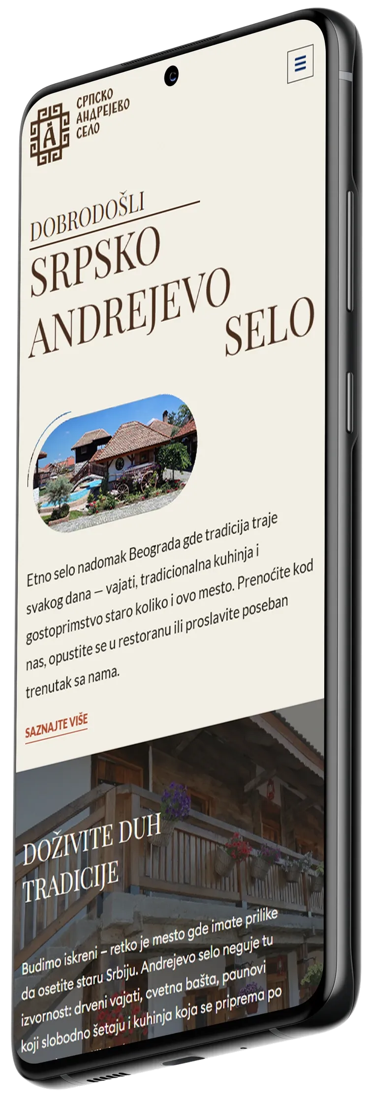 Primer Micro sajta — prezentacioni sajt sa uslugama, cenama i utiscima klijenata